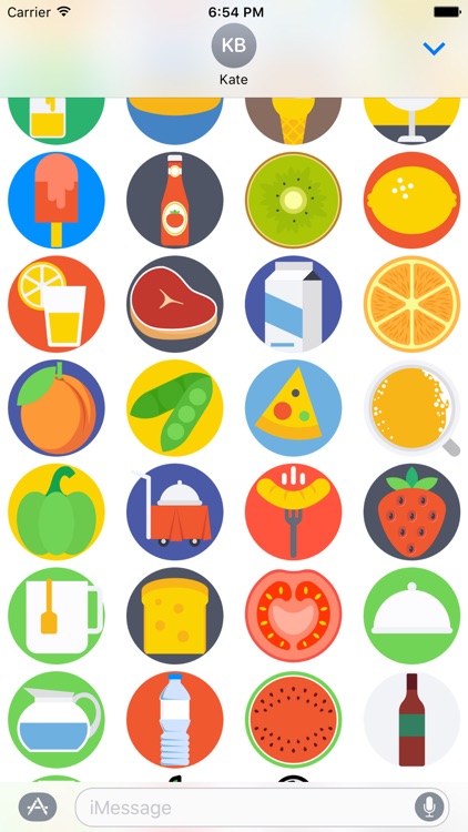 Food Stickers - New Delicious Emoji for Texting