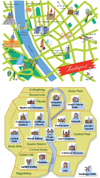 Hungary Budapest Map & Public Transit Route Plan screenshot-3