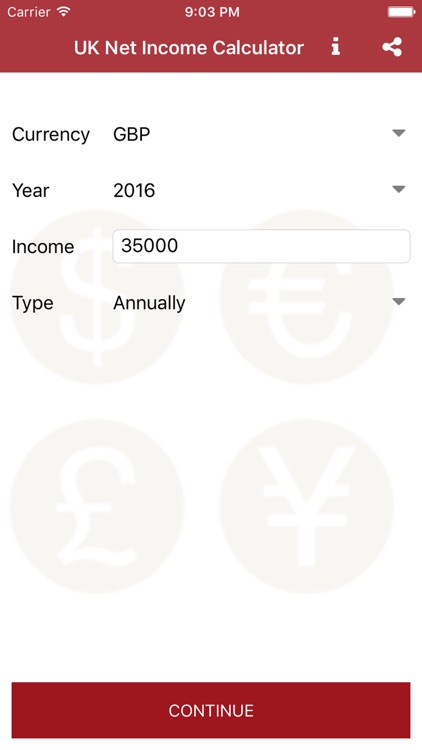 UK Net Income Calculator