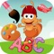 ABC coloring pages painting for kids learning  is a educational app for toddlers and preschoolers, which will acquaint your kid with english alphabet A to Z