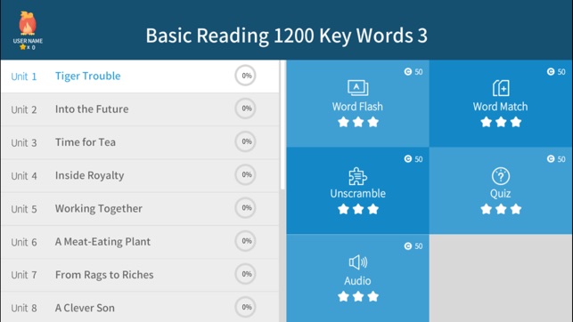 Basic Reading 1200 Key Words 3(圖3)-速報App