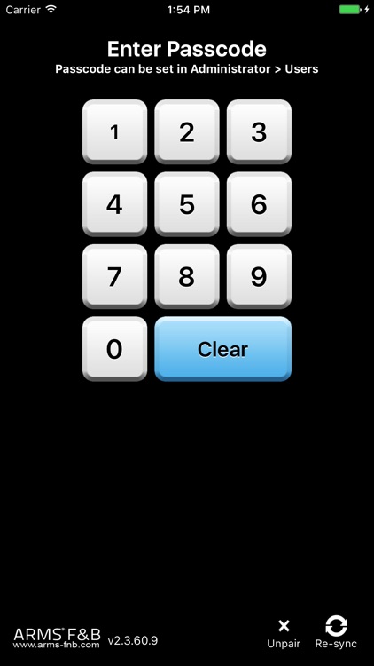 ARMS F&B (Restaurant POS) Mobile Terminal