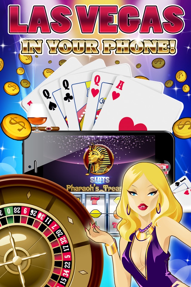 Slots - Pharaoh's Treasure screenshot 3