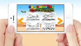 Game screenshot Самолеты Jet Вертолет Книжка-раскраска для малышей apk
