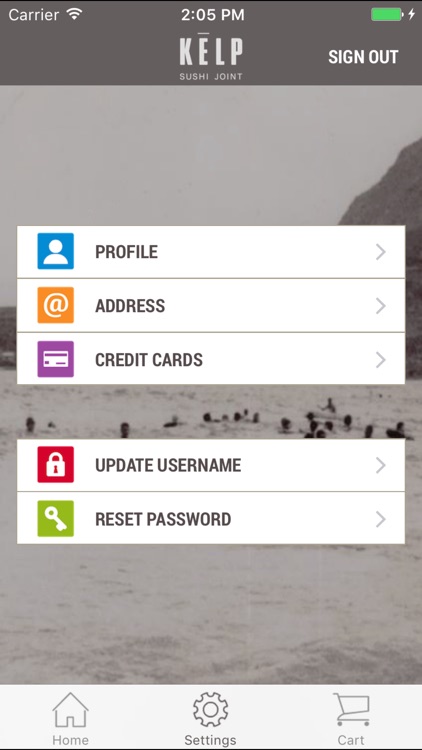 Kelp Sushi Joint App