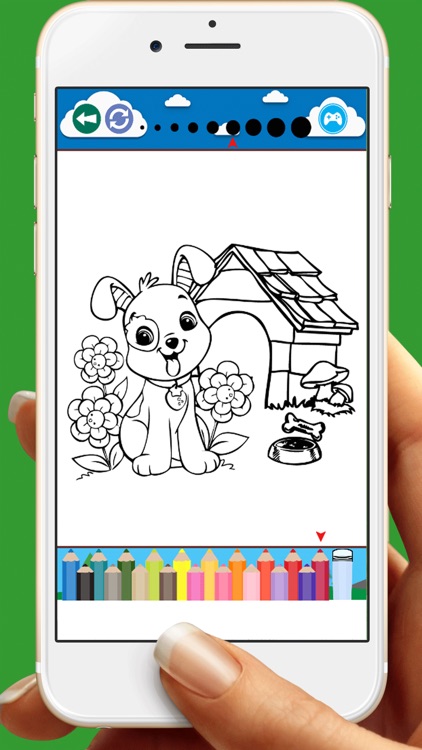 Kids Pets Coloring Book Game Free