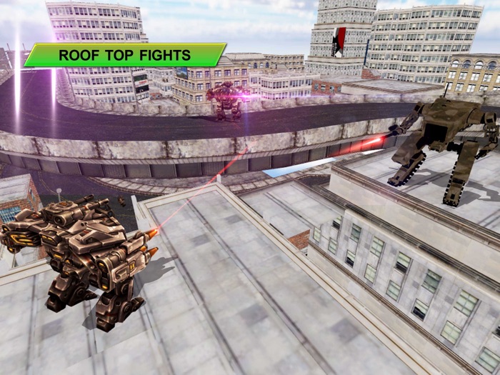 철 기계 인간 촬영 전투