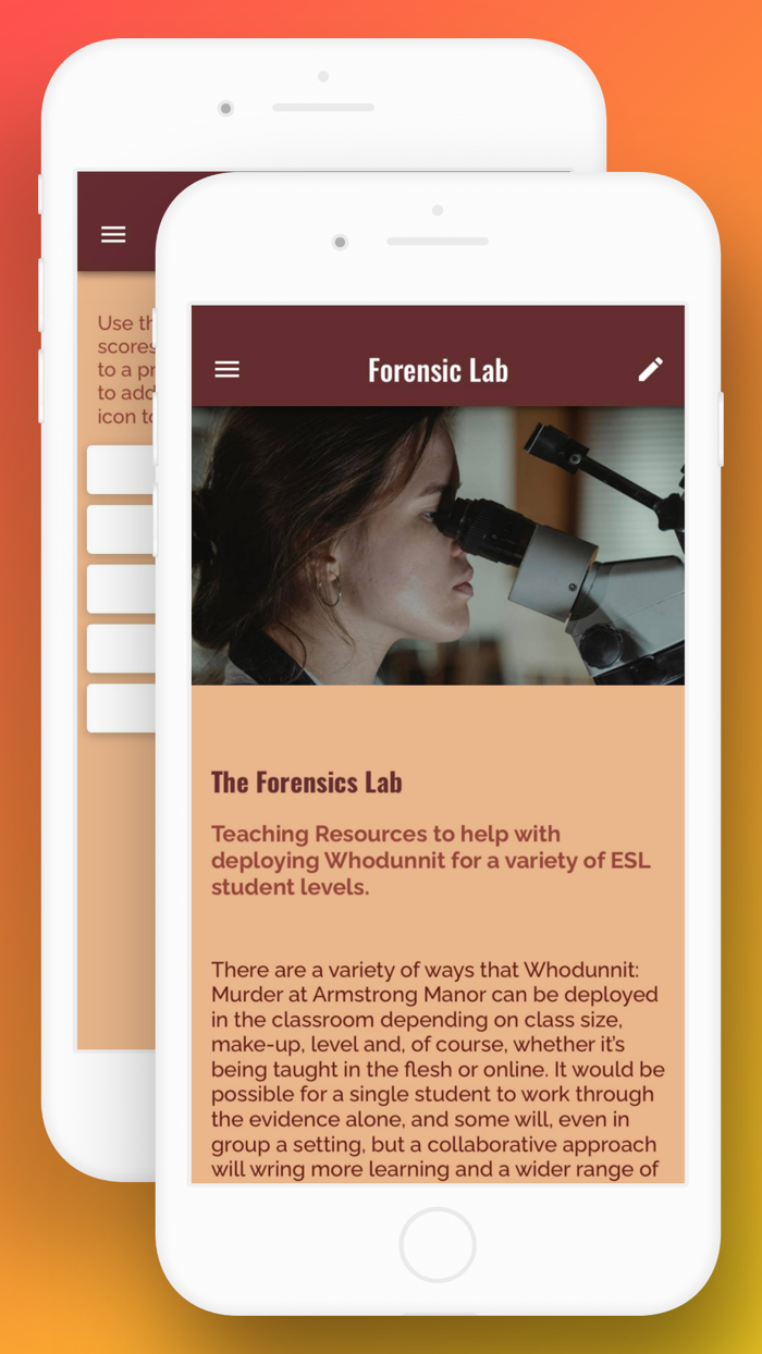 Whodunnit Murder Mystery ESL