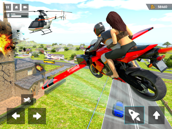 Flying Motorbike: Bike Game screenshot 4