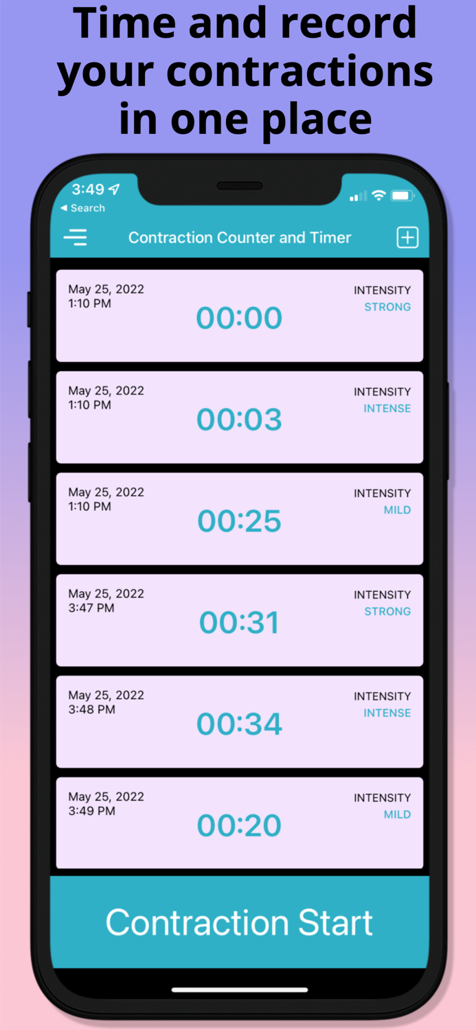 Contraction Counter, Timer