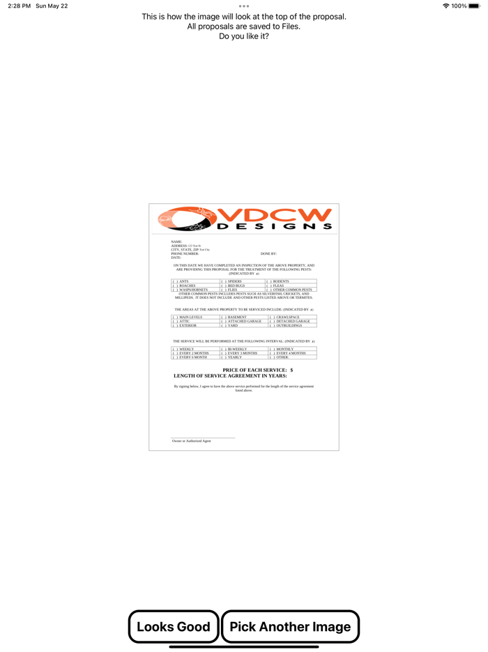 Termite  Pest Proposals