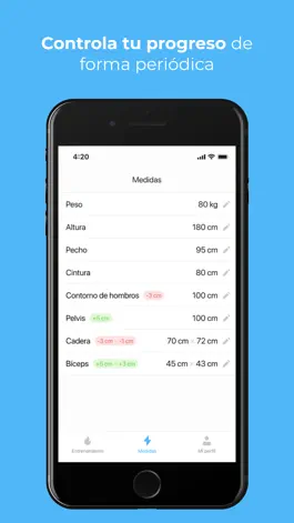 Game screenshot Fitness App (by Bodynator) apk