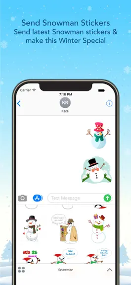 Game screenshot Snowman Funny Stickers! hack