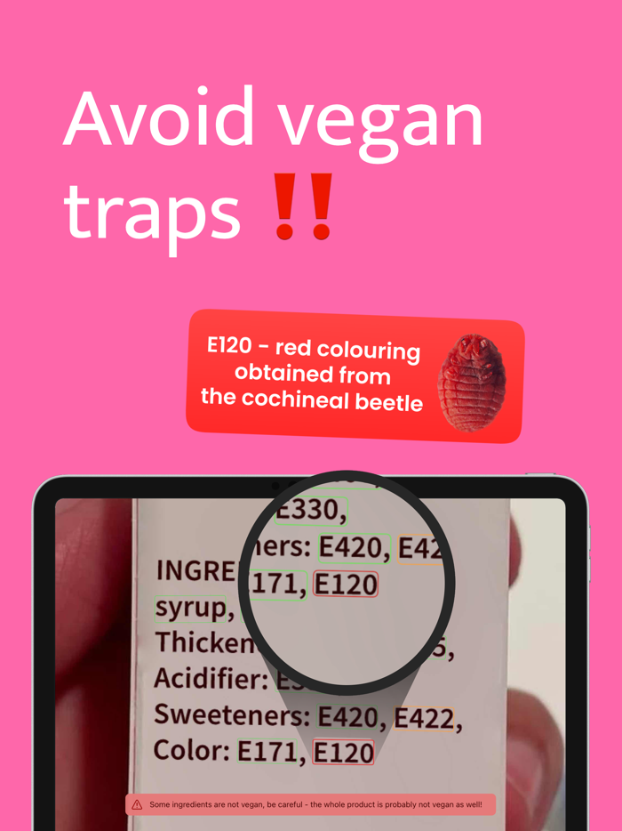 WhatsVegan Vegan Food Scanner