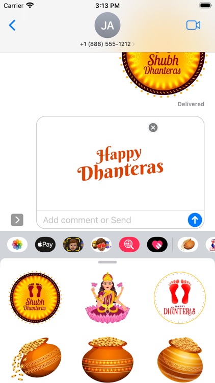 Dhanteras - Festival Stickers