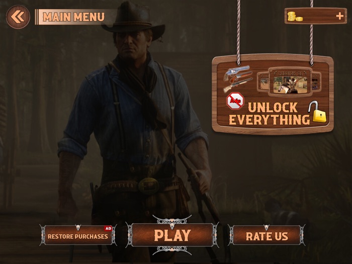 Western Gunfighter Cowboy Game