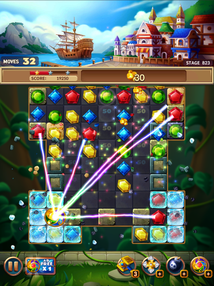 Jewels Crush Fantasy - Match 3