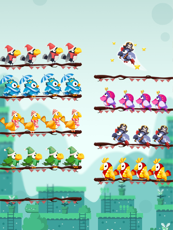 Bird Sort By Color Puzzle screenshot 3
