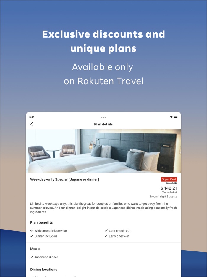 Rakuten Travel Hotel Booking