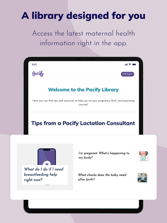 Pacify Helping New Parents