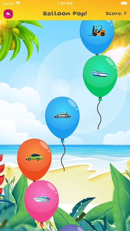 Balloon Pop Kid Learning Games screenshot-3