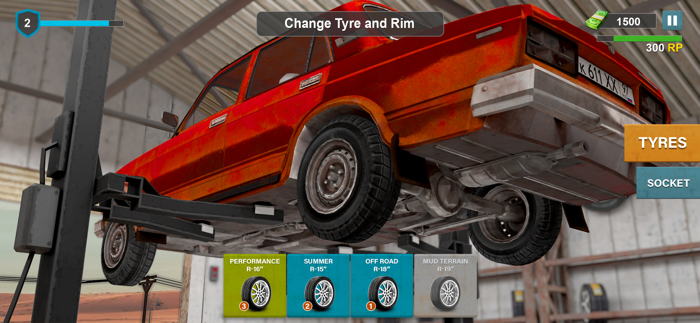 Tire Shop - Car Mechanic Games