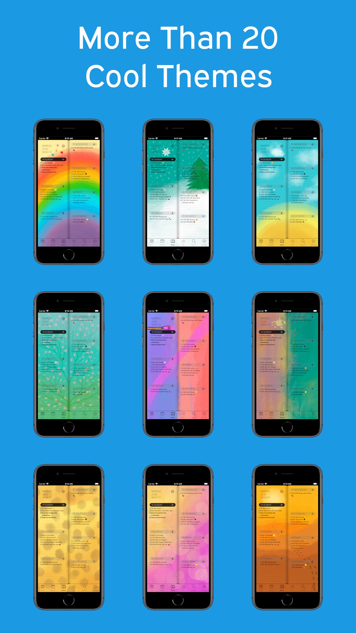 Screenshot do app PaperCal