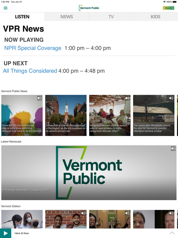 Vermont Public screenshot 2