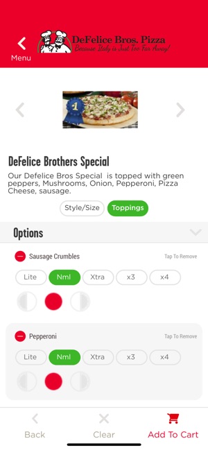 DeFelice Bros Pizza on the App Store