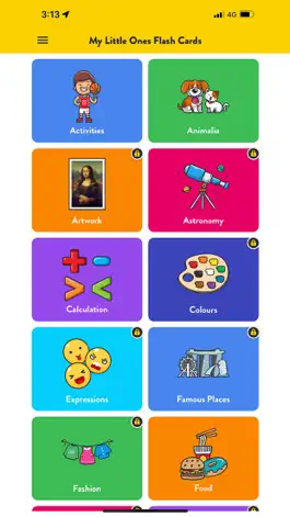 Game screenshot My Little Ones Flash Cards apk