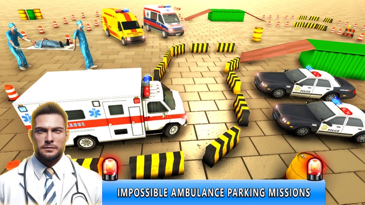 Ambulance Parking: City Rescue screenshot-3