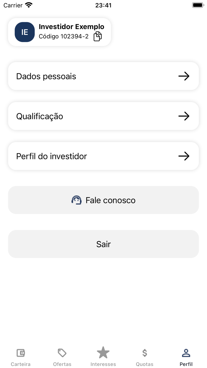 JusInvestments Investidor