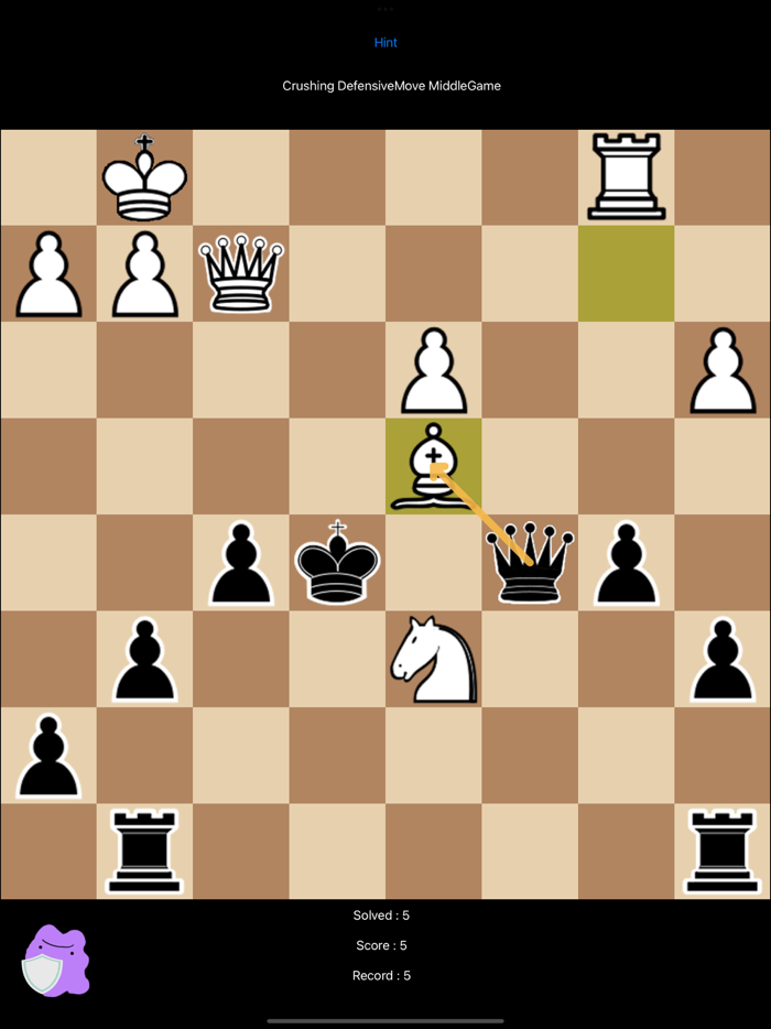 DefenseMong - Chess tatics