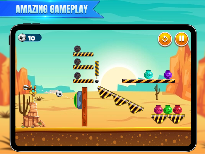 Bottle Shooter Sling Shot Game