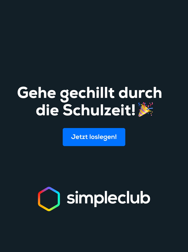 ‎simpleclub - Die Lernapp Screenshot