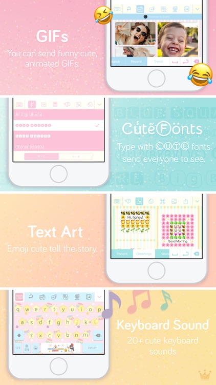 Pastel Keyboard Themes Color screenshot-6