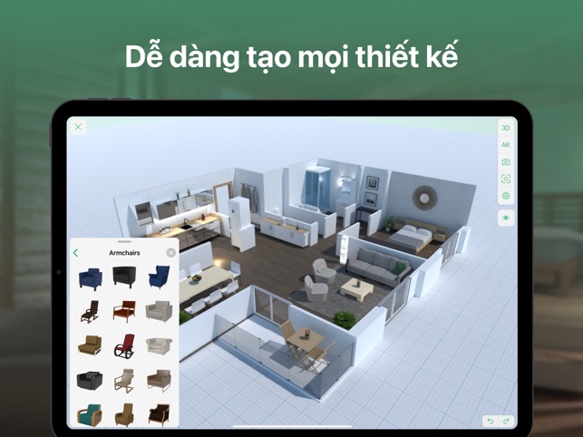 Planner 5D- Thiết kế nội thất trên App Store: Bạn muốn sở hữu một công cụ để thiết kế nội thất và giúp tạo ra mô hình nhanh chóng? Planner 5D- Thiết kế nội thất trên App Store là ứng dụng hoàn hảo cho bạn. Với những tính năng độc đáo để thiết kế nội thất, bạn sẽ tự tin hơn và không lo lắng về khả năng thiết kế của mình.