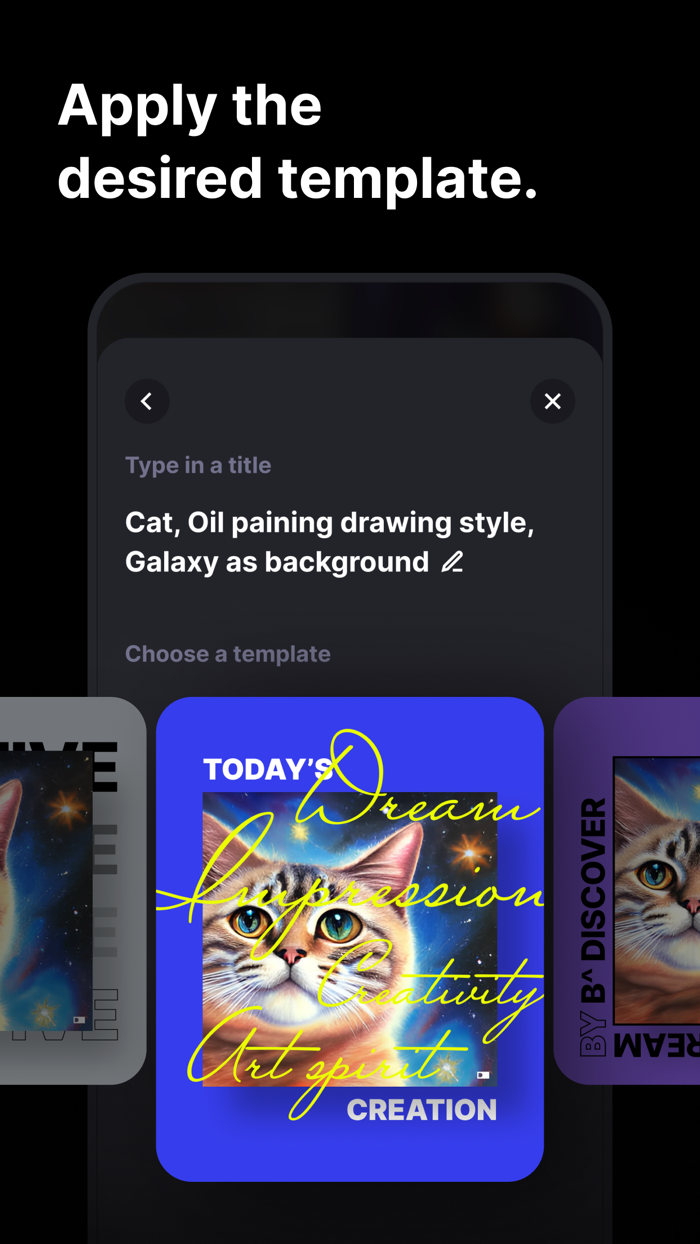 B DISCOVER - AI Image Creator
