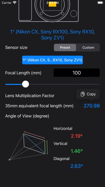 Focal Length Calculator screenshot-6