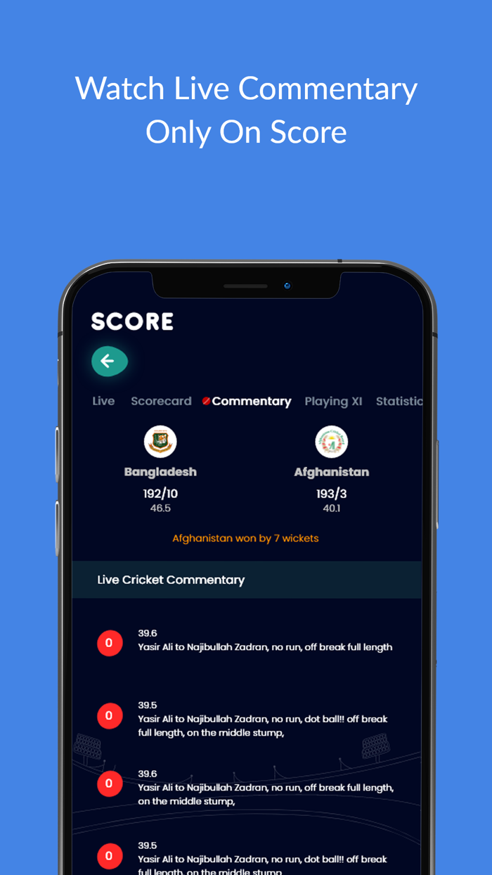 OneScore - Live IPL 2022 Score