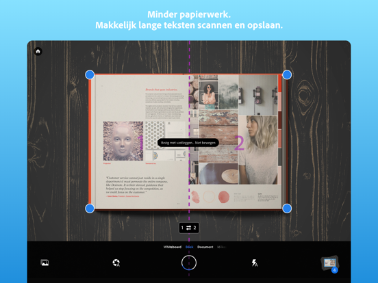 Adobe Scan: PDF- & OCR-scanner iPad app afbeelding 1