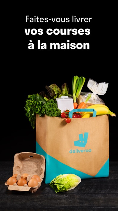 Deliveroo : livraison de repas iphone captures décran