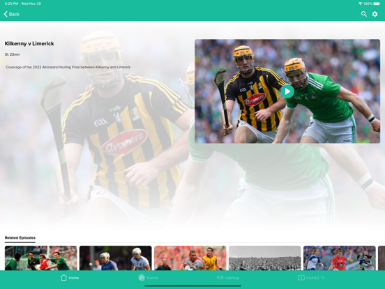 GAAGO: Watch Live GAA screenshot 4