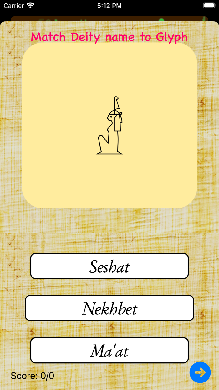 Hieroglyph FlashCards