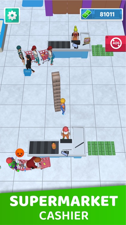 Hypermarket Strong Cashier 3D