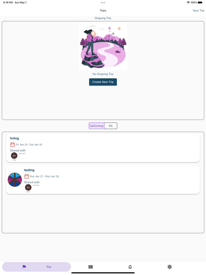 Move OnTrip  Expense Planner