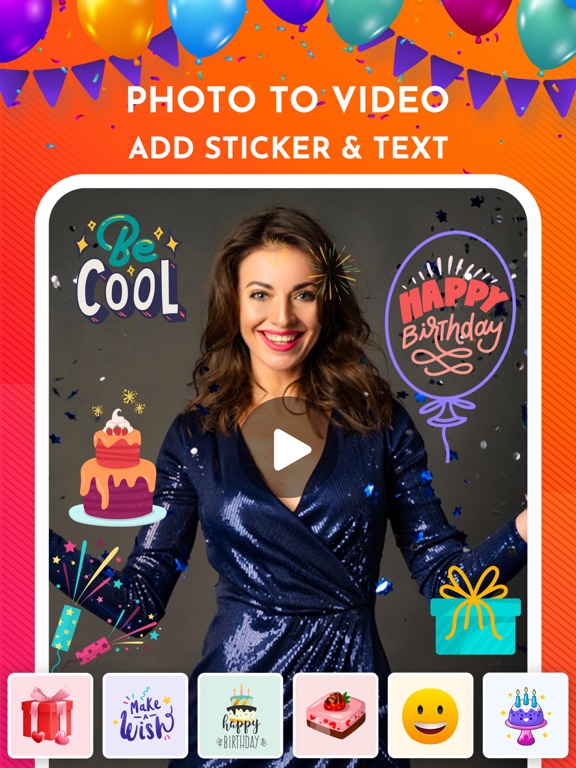 Birthday Video Maker App screenshot 3