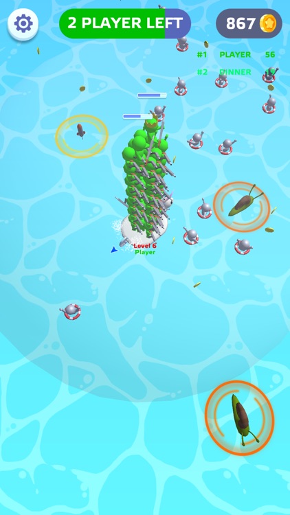 Raft Sea Wars io - Boat Battle screenshot-3