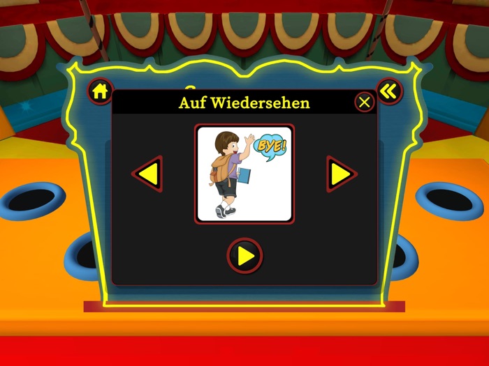 Whack a pig German Vocab Game