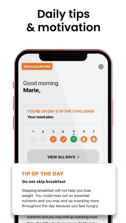 BMI Calculator & Meal Planner screenshot-3